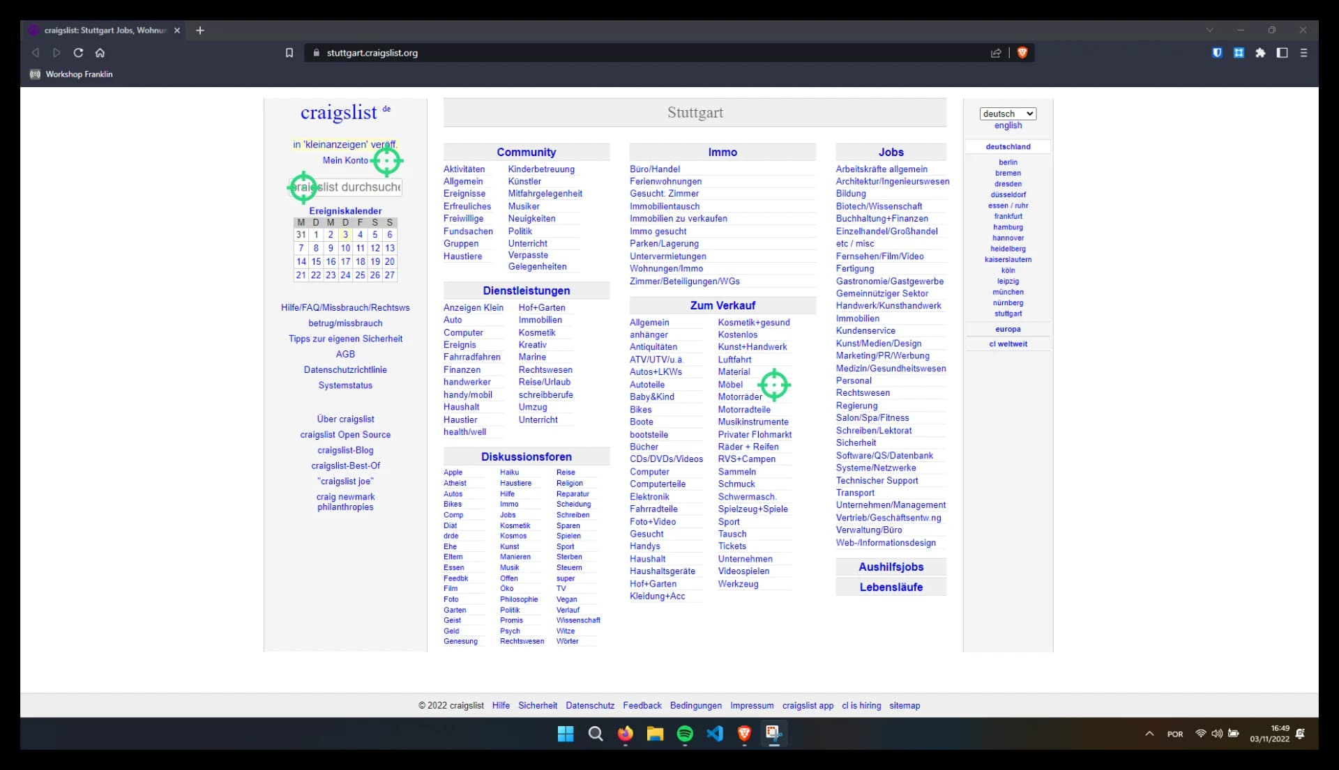 Analysis of Craigslist