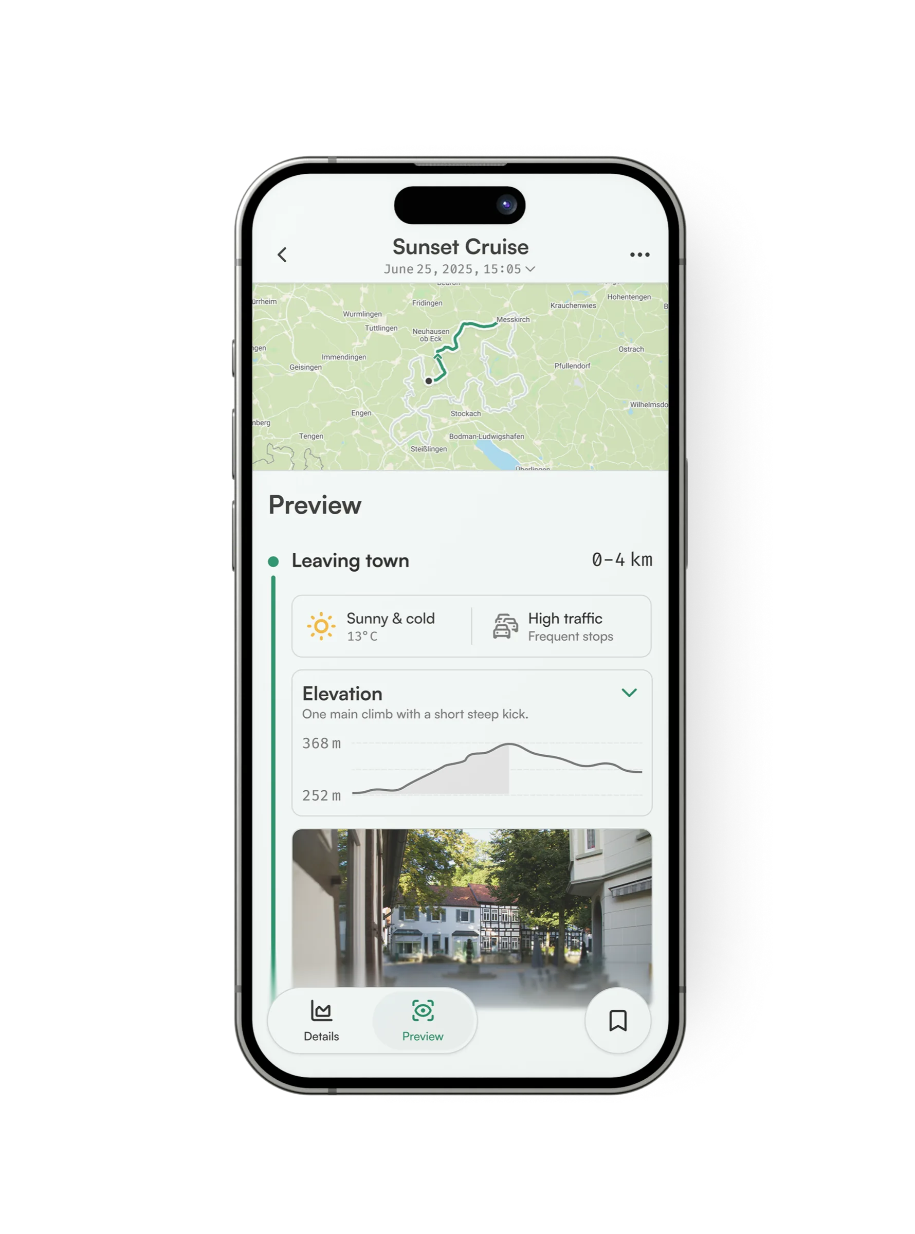 Preview screen
